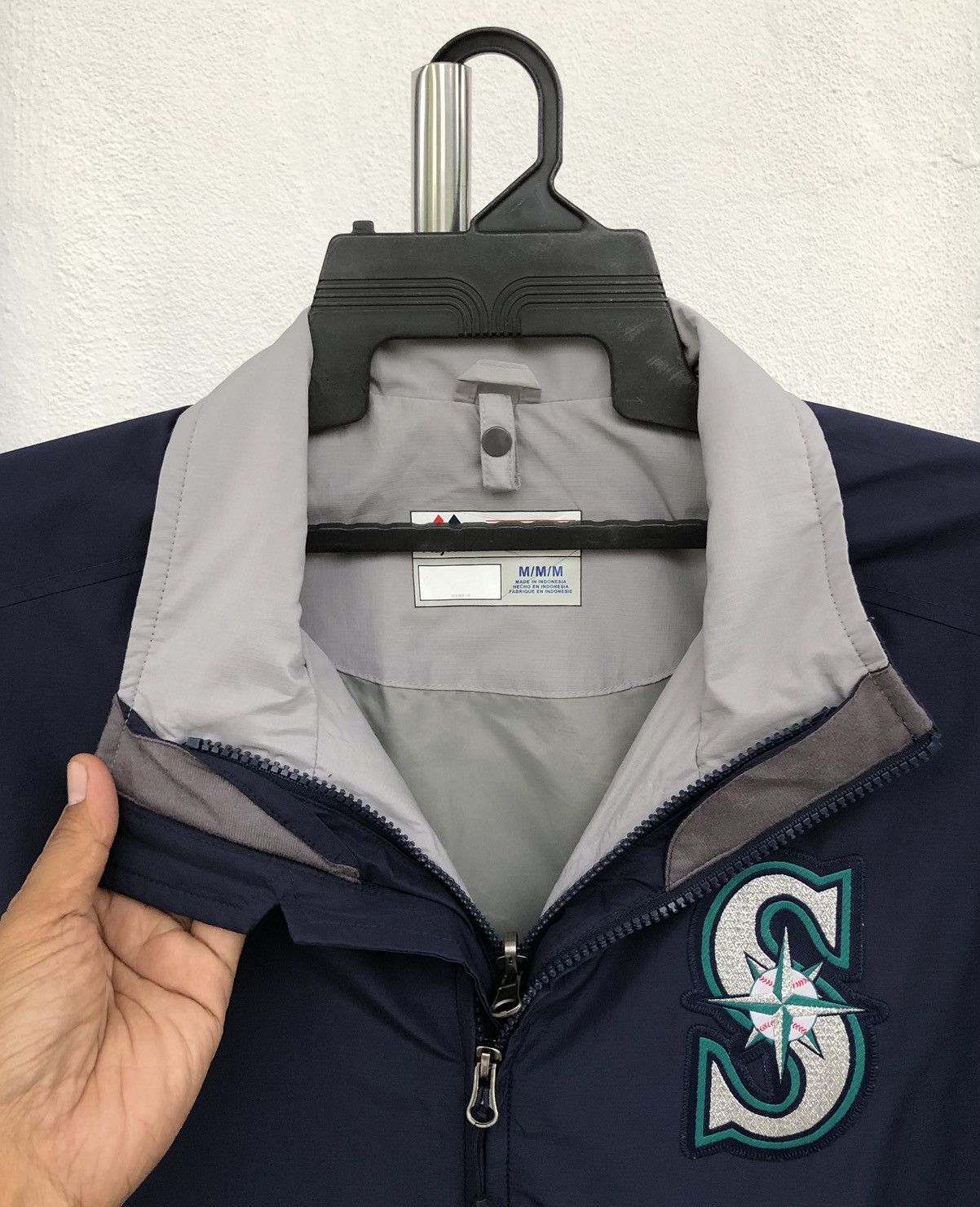 Majestic Vintage Seattle Mariners MLB Lightweight Jacket Size US M / EU 48-50 / 2 - 17 Thumbnail