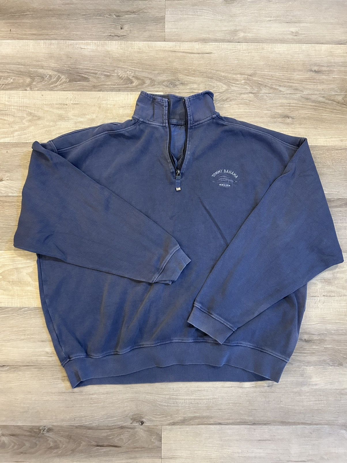 Tommy Bahama Vintage 90s Tommy Bahama quarter zip Size US XXL / EU 58 / 5 - 1 Thumbnail