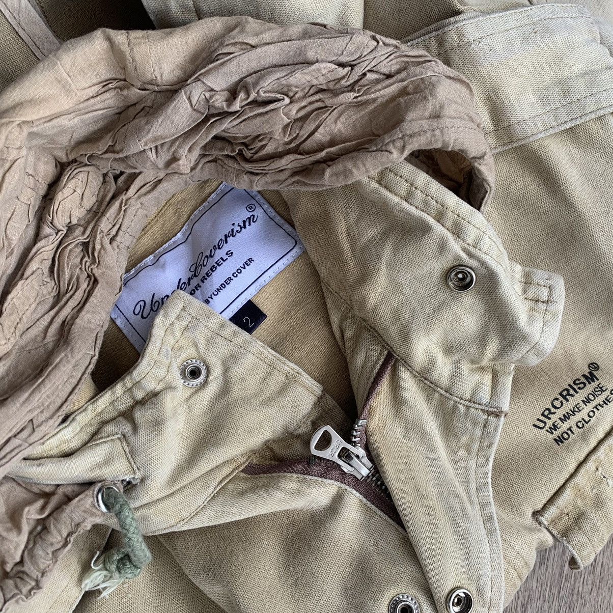 Vintage Undercoverism ken rocks M65 Jacket brown | 2 Size US M / EU 48-50 / 2 - 4 Thumbnail