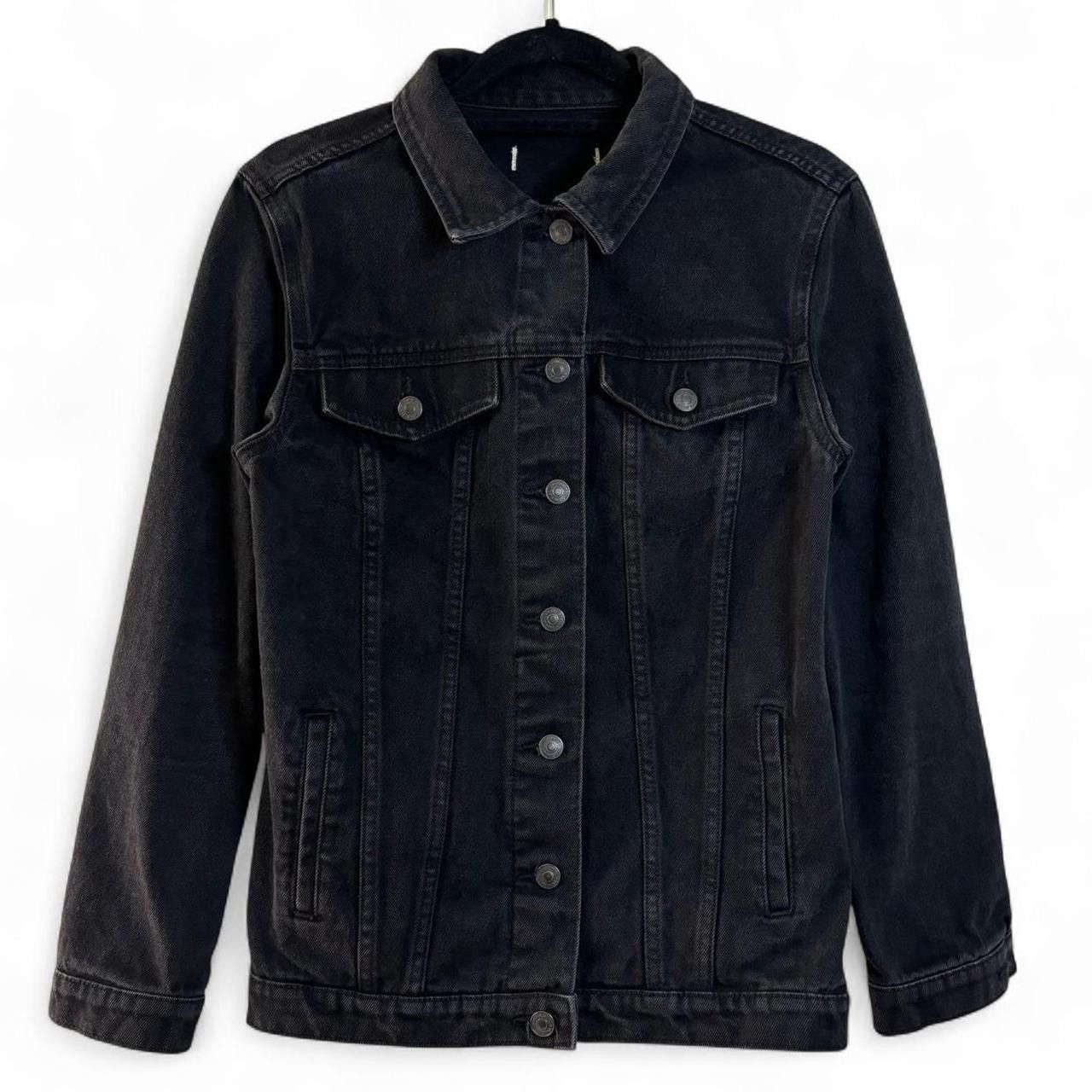 Other Faded Black Button-Up Denim Jacket Size US S / EU 44-46 / 1 - 1 Thumbnail