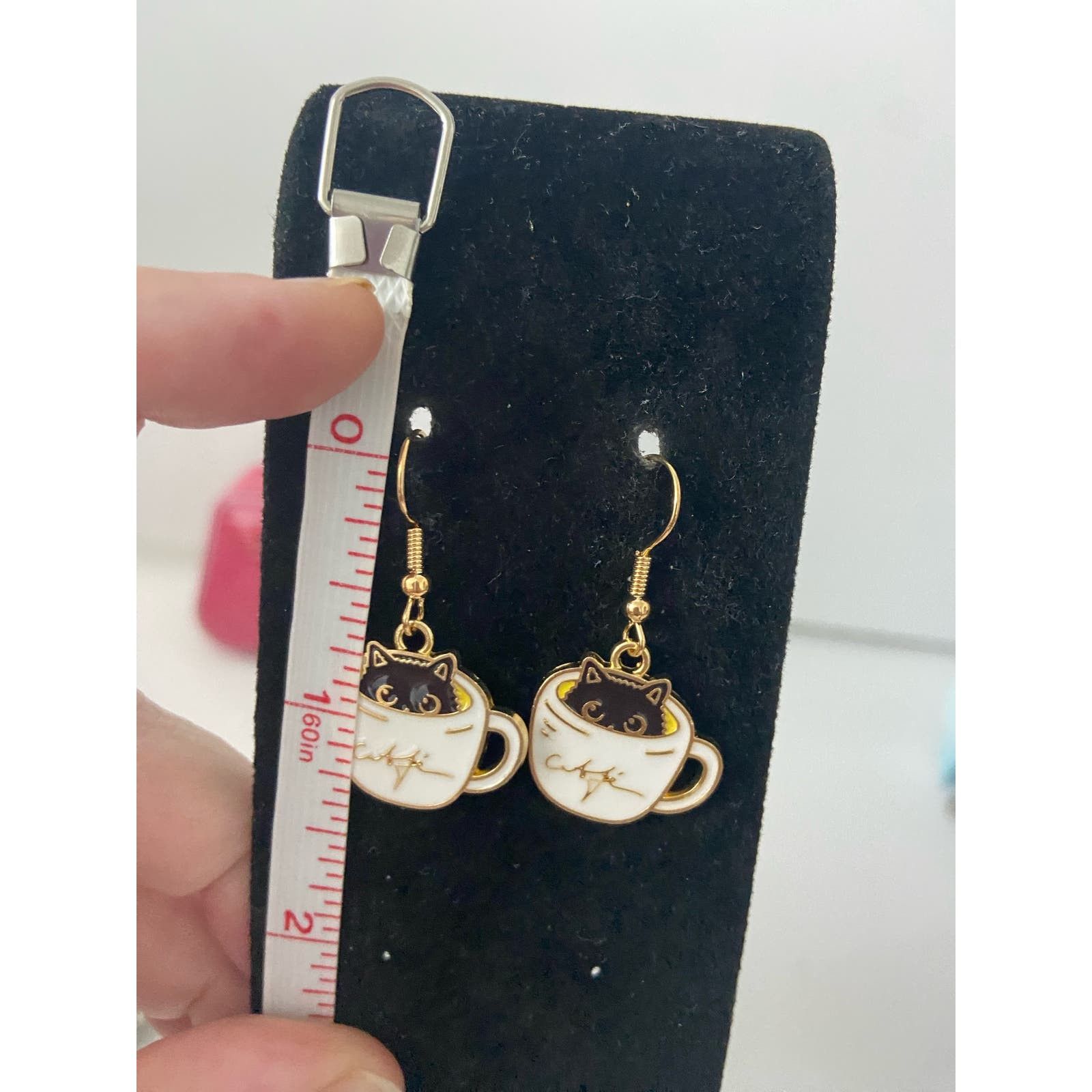 Other Cute black cat earrings Size ONE SIZE - 2 Thumbnail