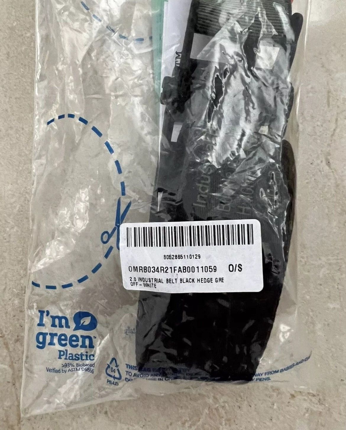 Off-White × Virgil Abloh 🔥 NWT OFF-WHITE INDUSTRIAL BELT Size ONE SIZE - 2 Thumbnail