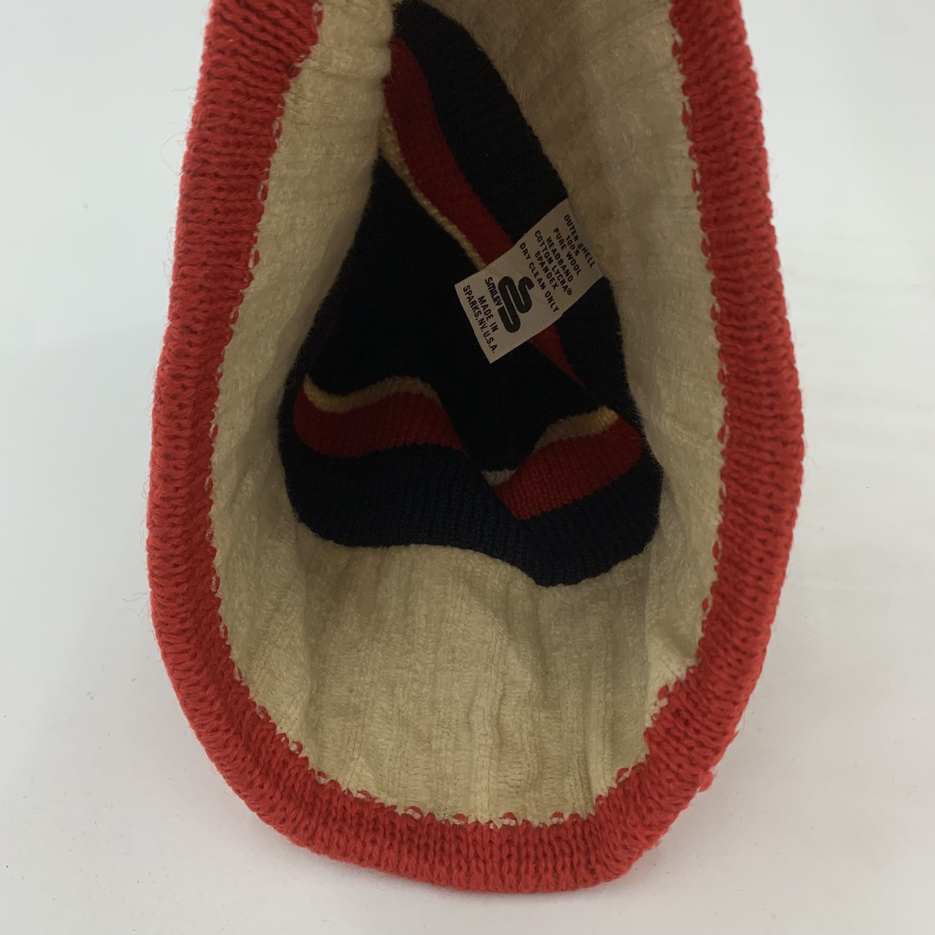 Vintage Smiley Beanie Hat Snowcap Size ONE SIZE - 8 Thumbnail