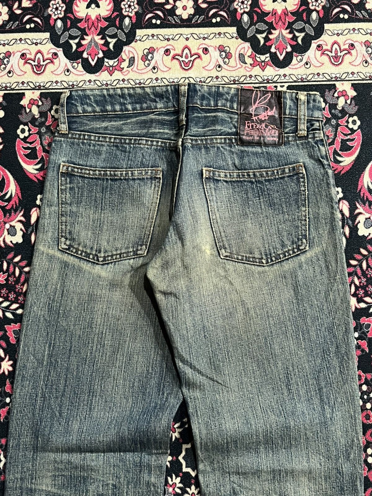 Japanese Brand Japanese Brand Rusty Blue Faded Washed Distressed Jeans Size 26" / US 2 / IT 38 - 6 Thumbnail