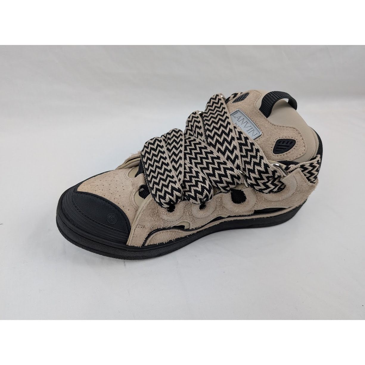 Lanvin o1rshd1 Curb Sneakers in Light Brown/Black Size US 13 / EU 46 - 11 Thumbnail