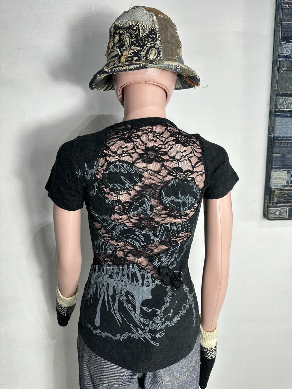 Japanese Brand MKR Japanese Sparkling Skull Punk Bondage Tshirt Size M / US 6-8 / IT 42-44 - 1 Thumbnail