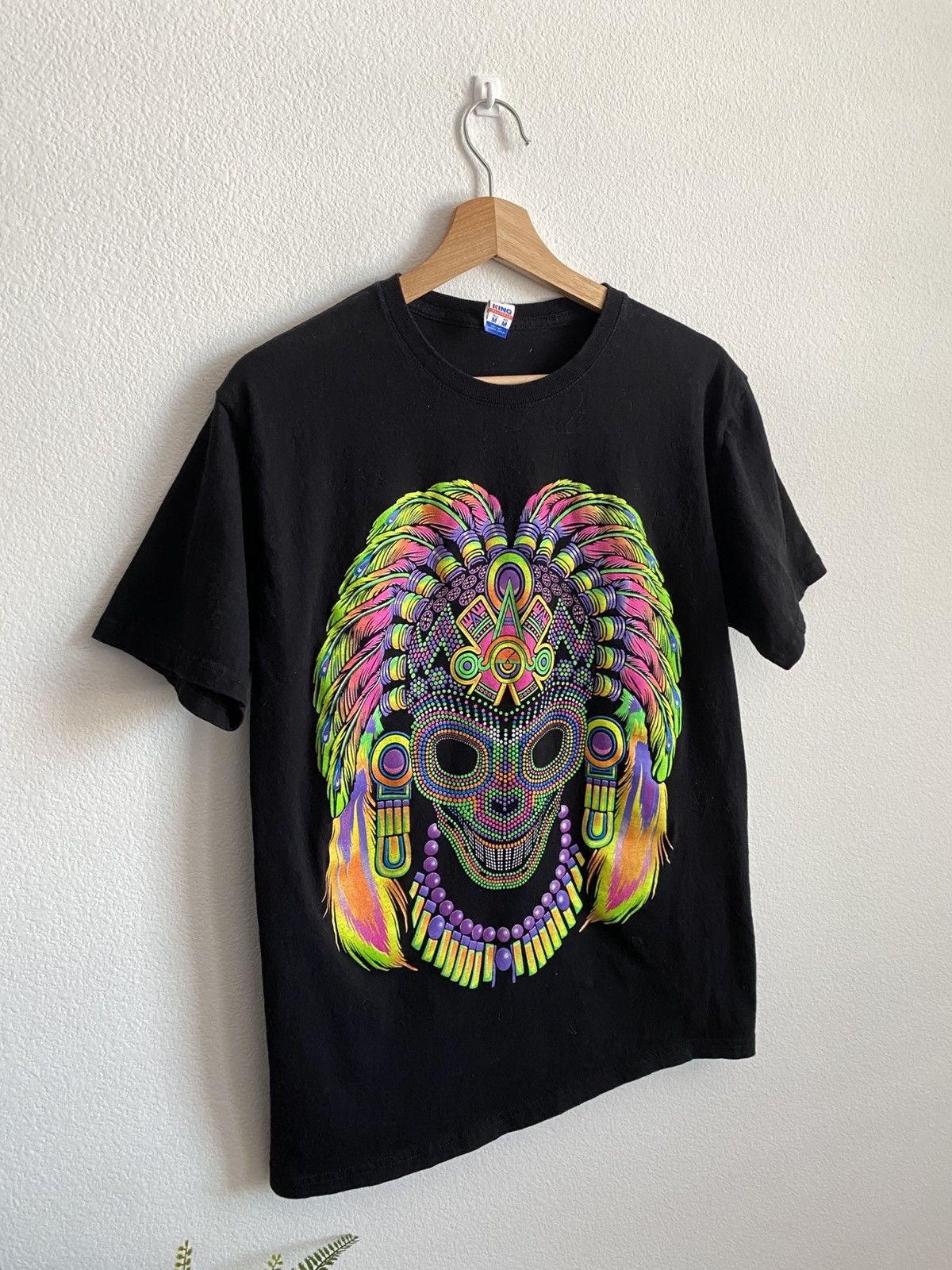 Vintage Y2K Skull Mask Tee Size US M / EU 48-50 / 2 - 2 Thumbnail