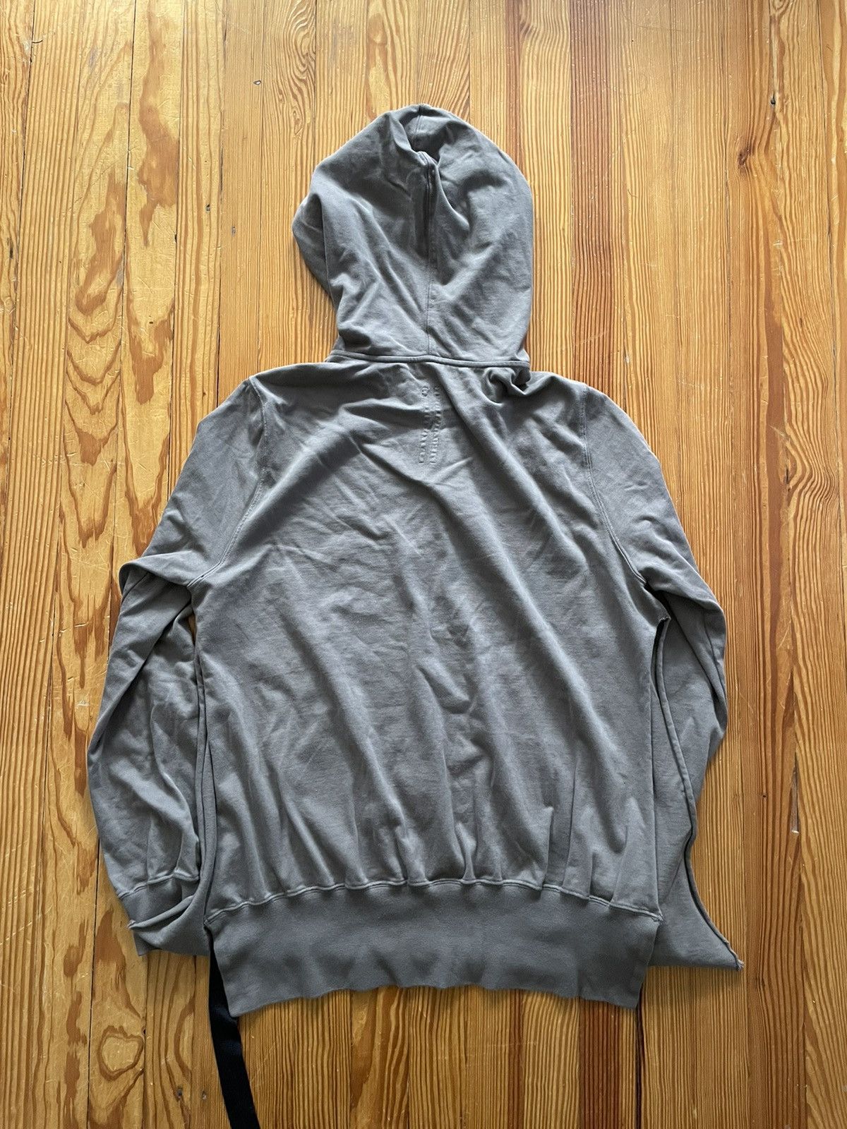 Rick Owens × Rick Owens Drkshdw Rick Owens Layered Hoodie Rig Fabric Dust Grey Size US S / EU 44-46 / 1 - 2 Thumbnail