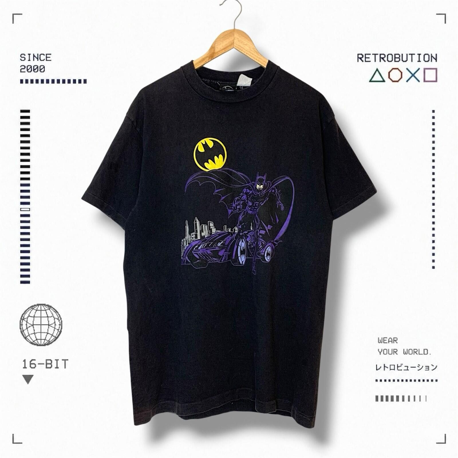 DC Vintage 90s Batman DC Comics Graphic Shirt Black Size XL Size US XL / EU 56 / 4 - 1 Thumbnail