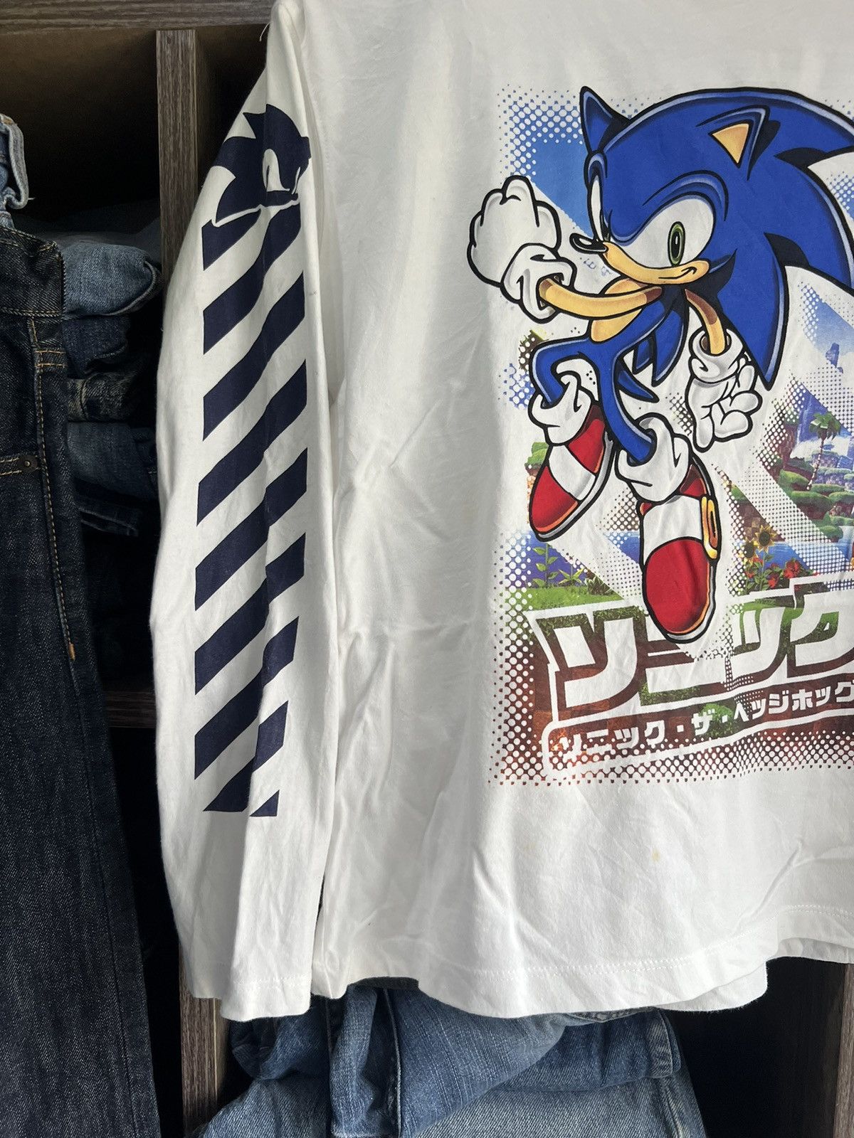 Cartoon Network 🔥Sonic The Hedgehog Long Sleeves Size US S / EU 44-46 / 1 - 5 Thumbnail