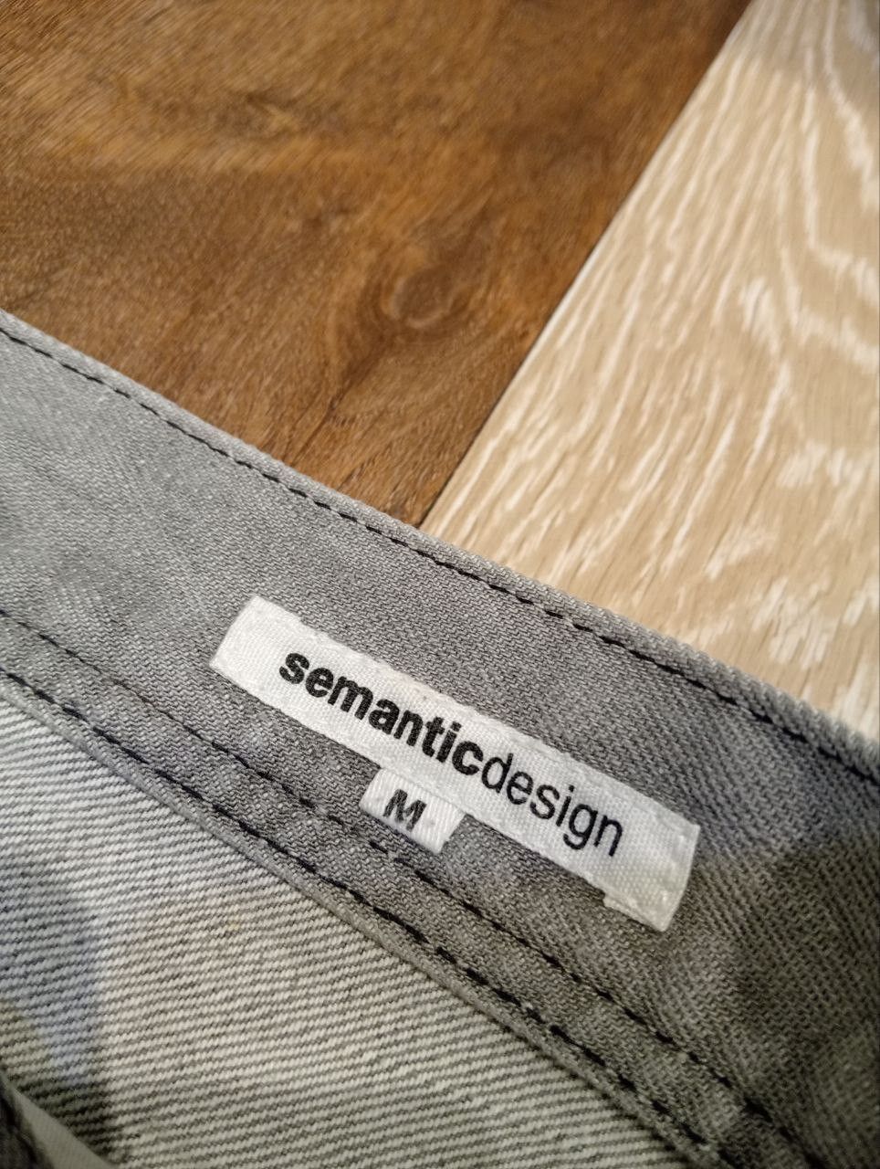 semanticdesign SEMANTIC DESIGN JAPAN GREY WASHED DENIM FLARED PANTS Size US 32 / EU 48 - 7 Thumbnail