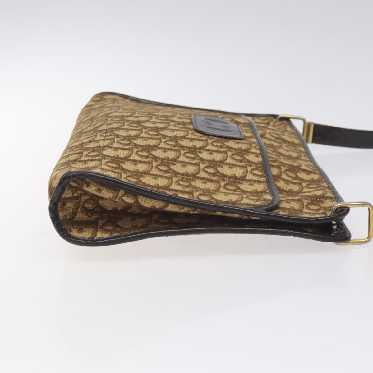 Dior DIOR Trotter Canvas Shoulder Bag Brown Size ONE SIZE - 4 Thumbnail