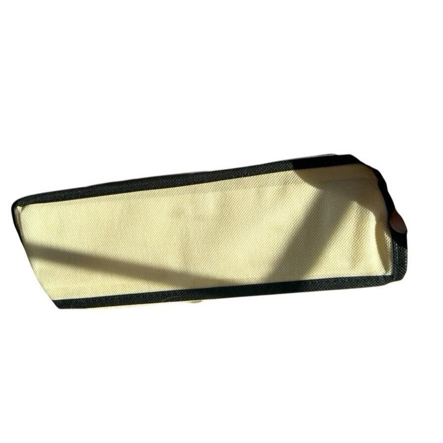 Other New Handbag with Handles and Zipper (Cream and Black Color) Size ONE SIZE - 3 Thumbnail