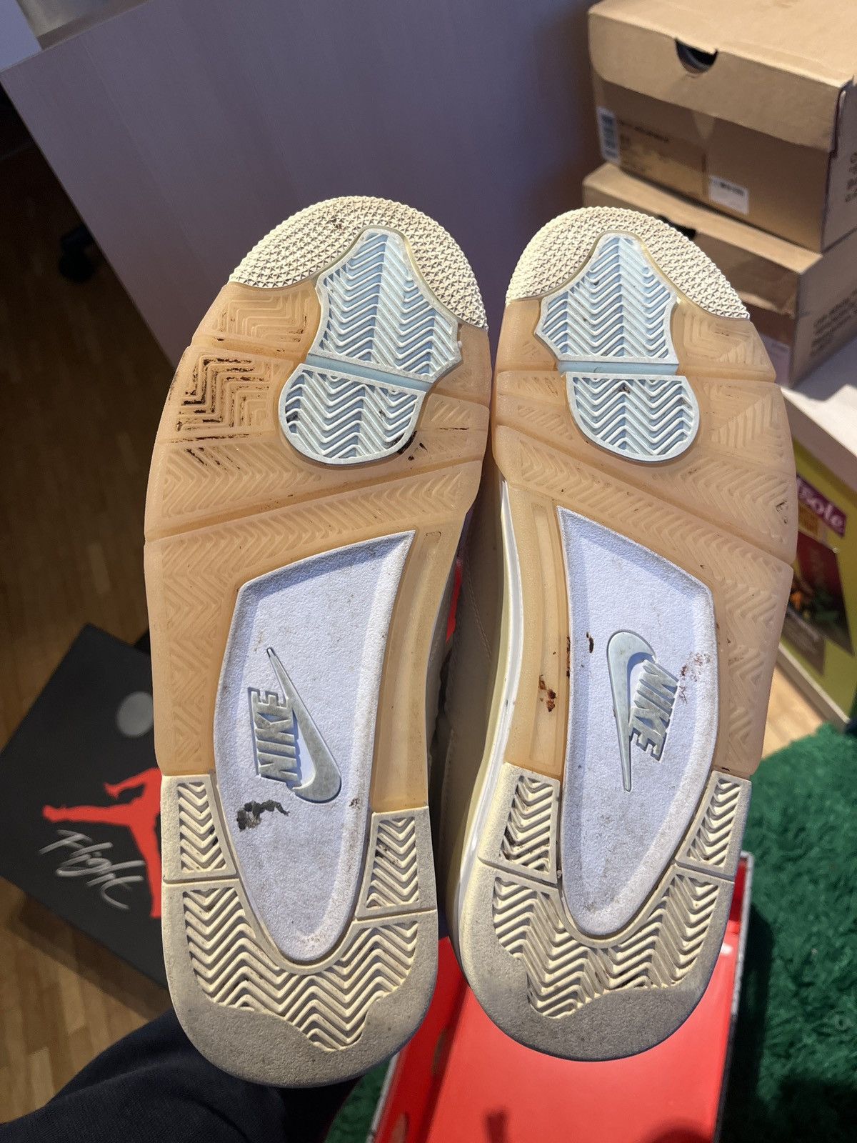 Jordan Brand Jordan 4 Off-White Sail Size US 10 / EU 43 - 5 Thumbnail