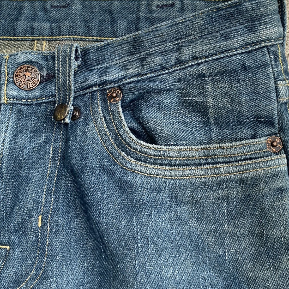 Levi's Vintage Y2K Levis Red CDG Style Thick Denim Jeans W30 Size US 30 / EU 46 - 8 Thumbnail