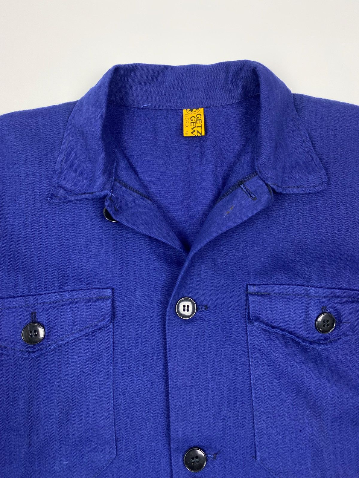 Vintage 1970’s Vintage Getzner HBT Two Pocket Boxy Work Jacket Size US M / EU 48-50 / 2 - 3 Thumbnail