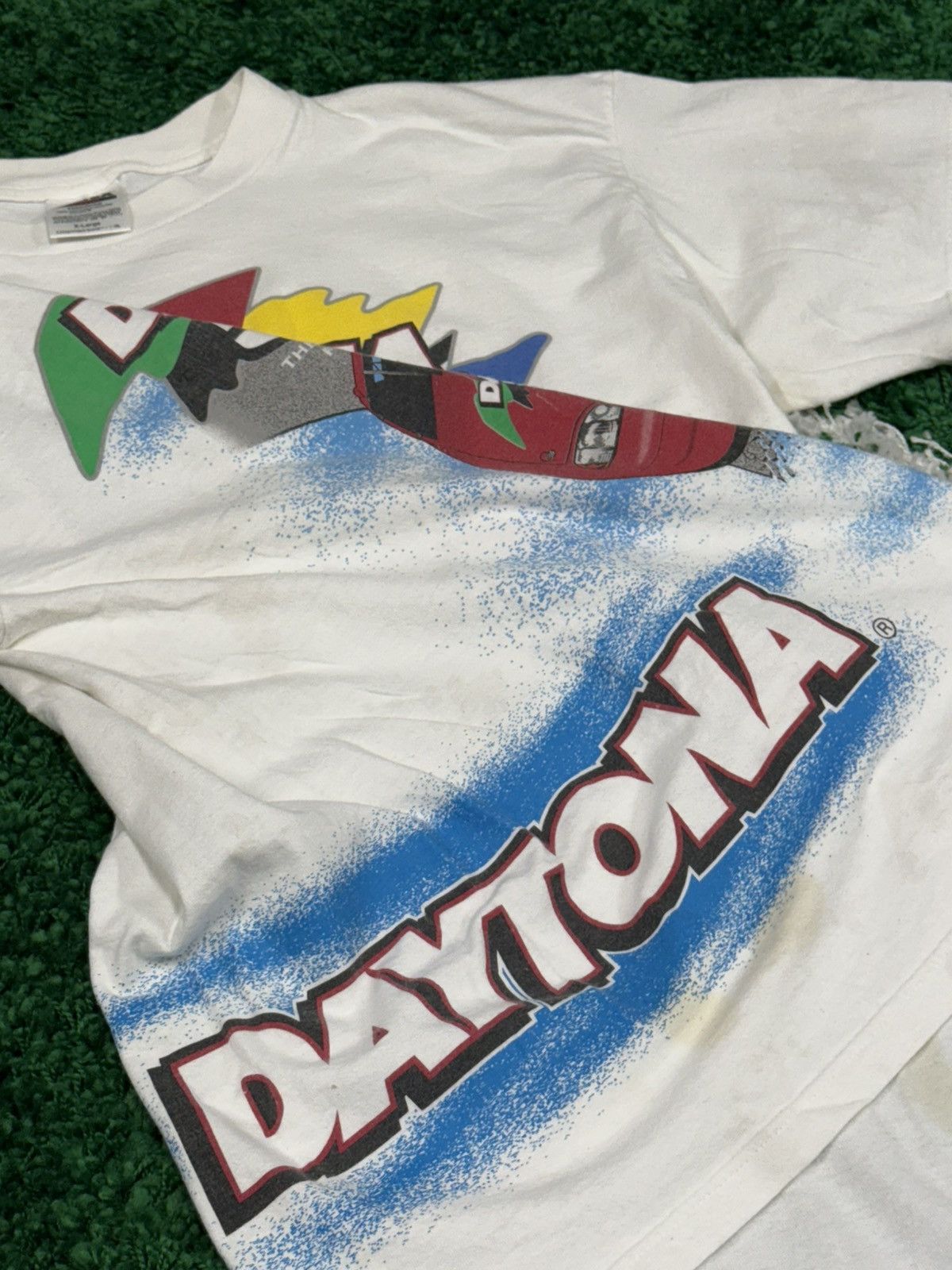 Vintage Vintage NASCAR Daytona 1999 Tulex Thunder Beach All Print XL Size US XL / EU 56 / 4 - 4 Thumbnail