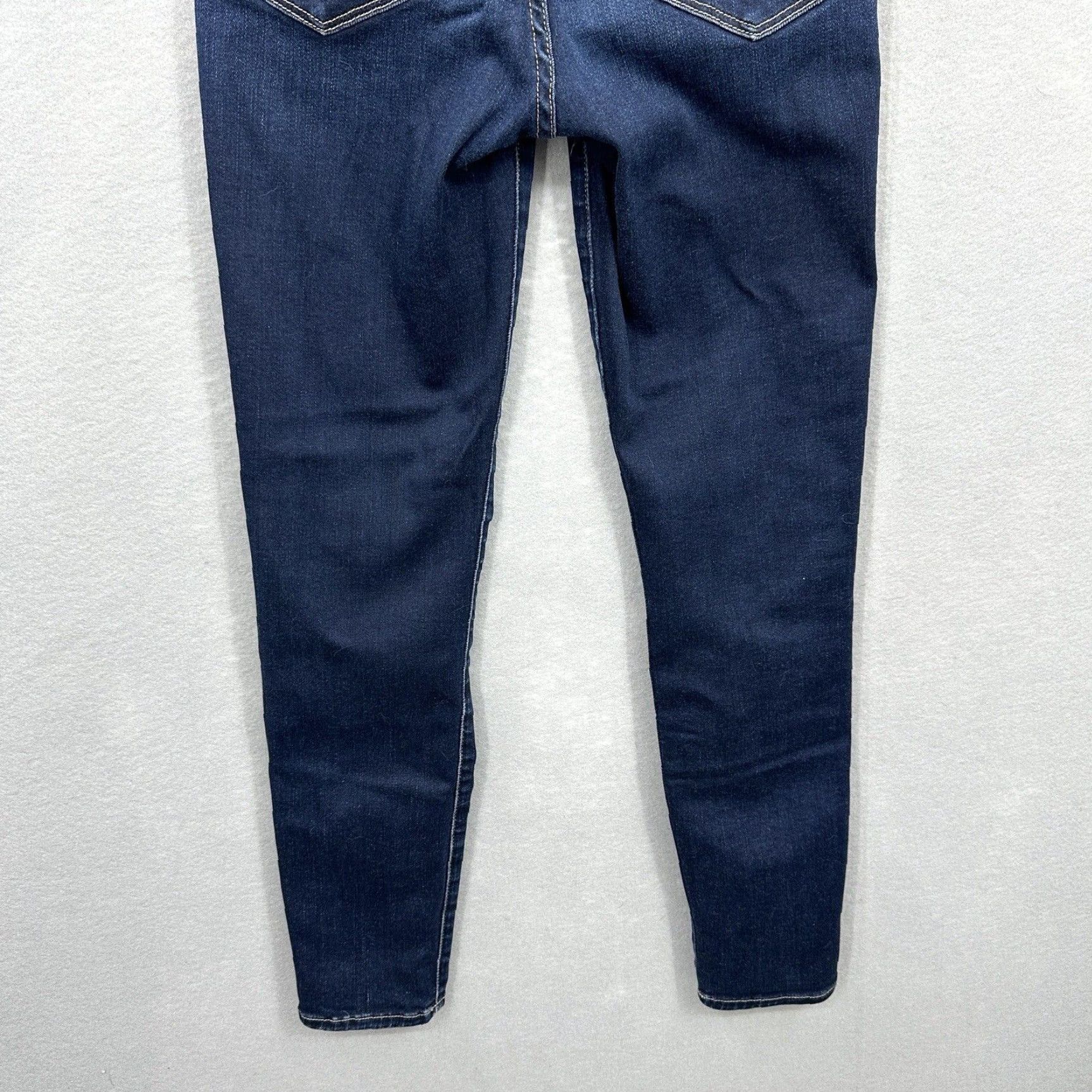 Frame FRAME Jeans Womens 25 High Rise Skinny Dark Wash Boho Cigarette Denim Pants Womens 25 FRAME Jeans Skinny Dark Wash Bohemian Rise High Size 42" / US 20 - 7 Thumbnail