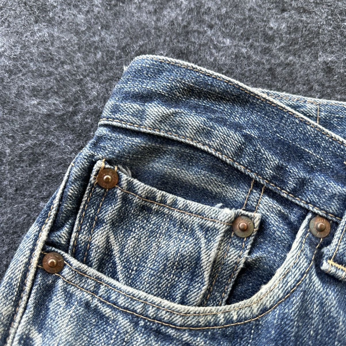 Levi's Levis 505 Red Loop Faded Washed Vintage Denim 29x33 D645 Size US 29 - 16 Thumbnail