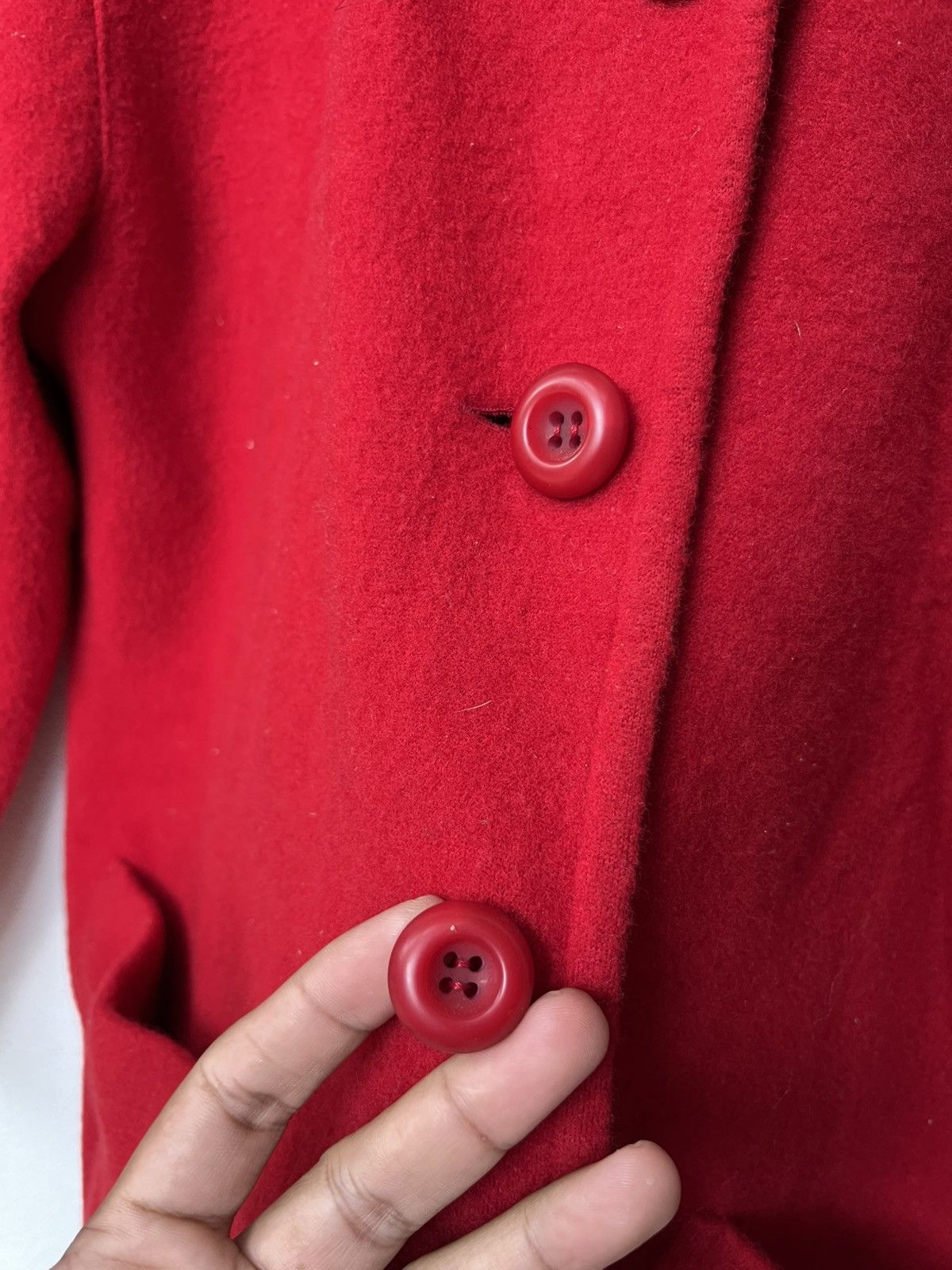 Vintage 💥Offer Me💥 Vintage 80s Wool Jackets Size M / US 6-8 / IT 42-44 - 7 Thumbnail