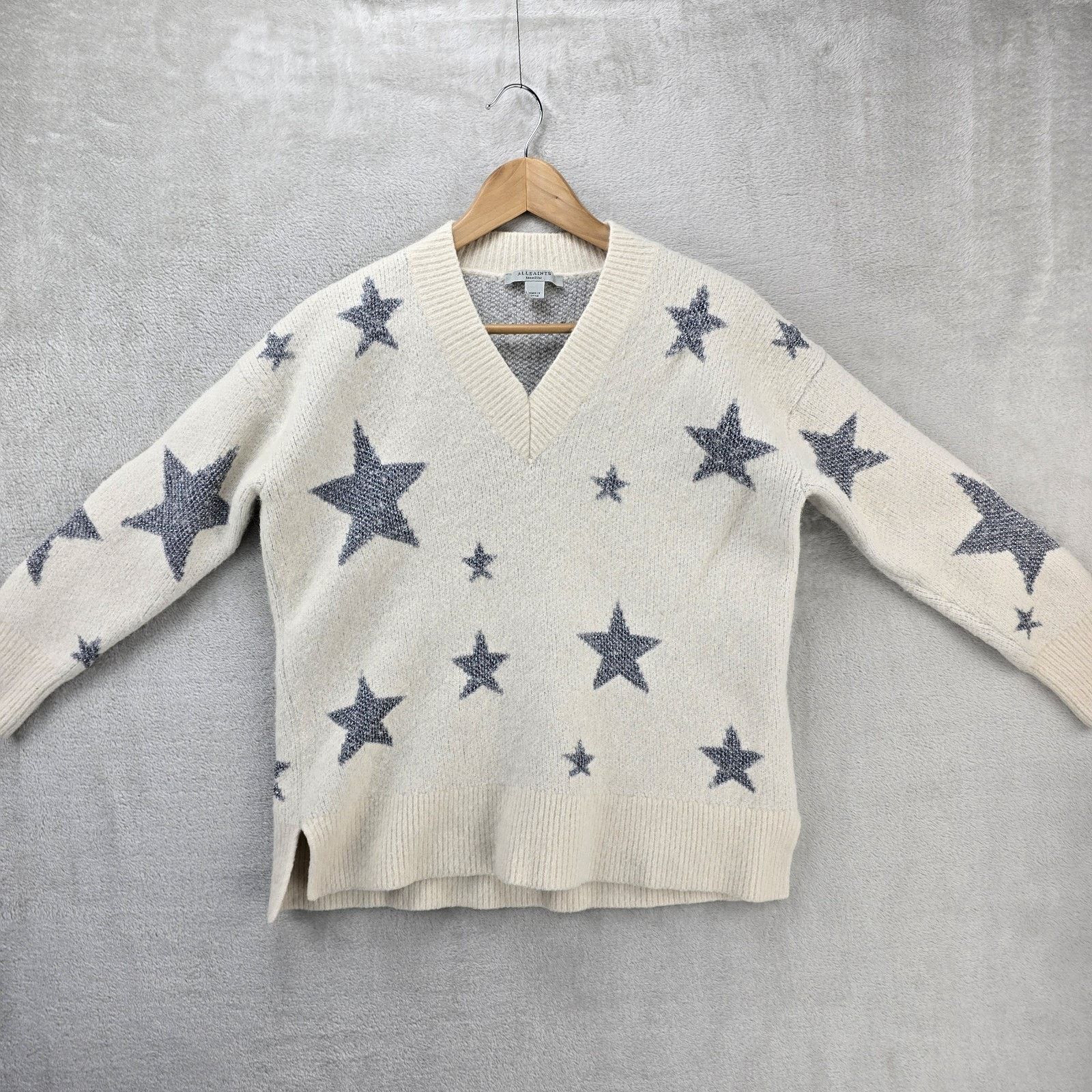 Allsaints All Saints Star Jumper Sweater Womens Medium M Wool Alpaca Size M / US 6-8 / IT 42-44 - 2 Thumbnail