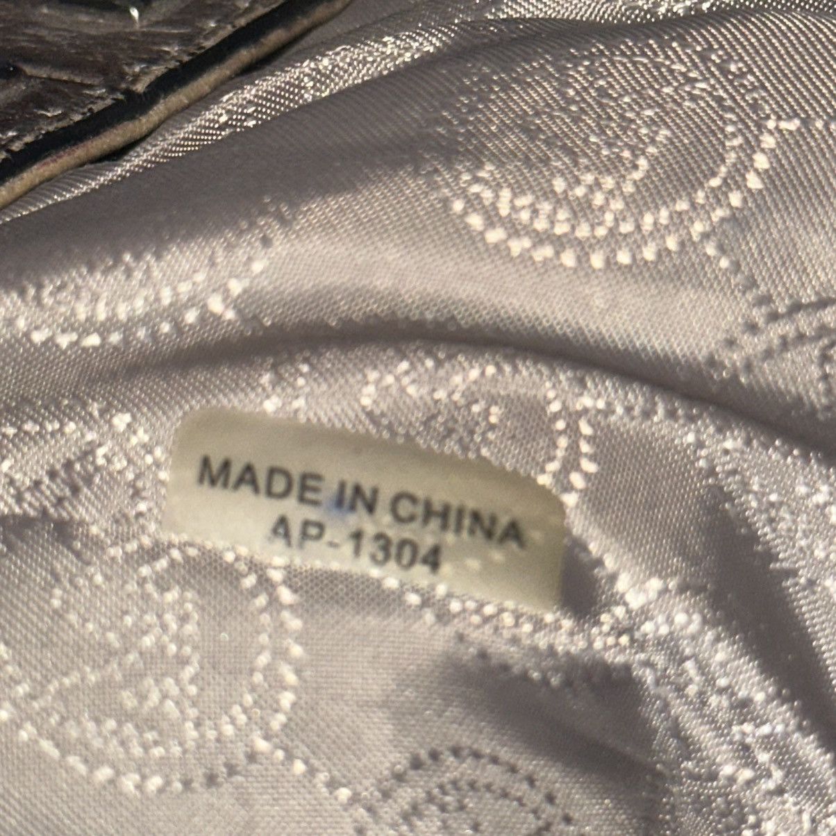 Michael Kors Michael Kors Hamilton gray ombré crocodile stud handbag Size ONE SIZE - 15 Thumbnail