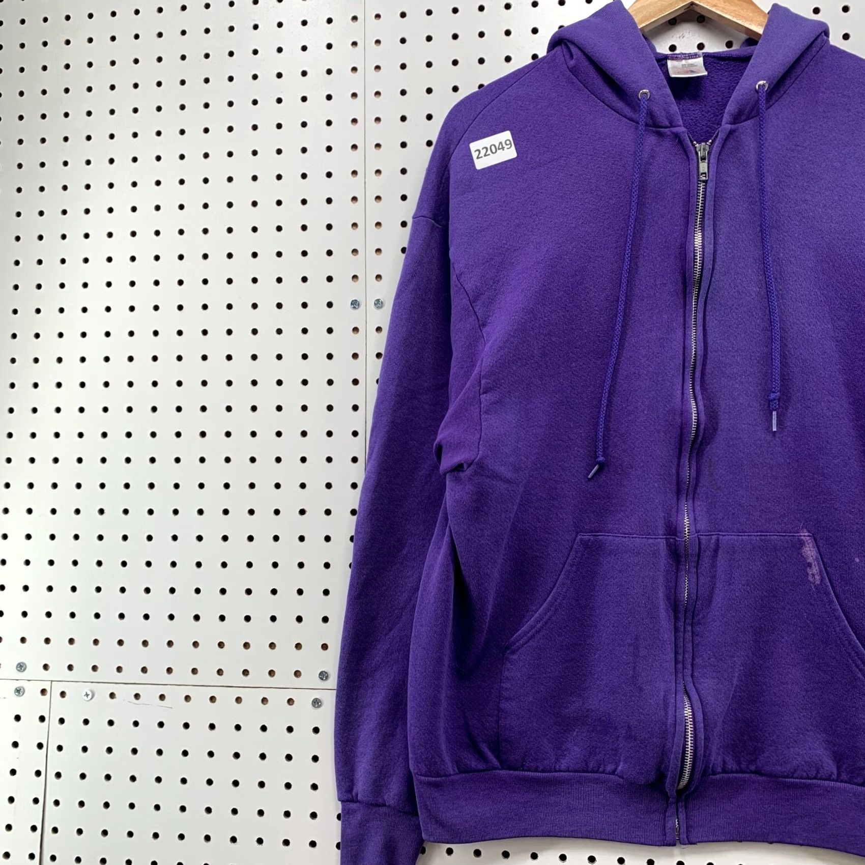 Vintage Vintage 90s Hooded Full Zip Sweatshirt Purple FOTL Mens Large Size US L / EU 52-54 / 3 - 3 Thumbnail