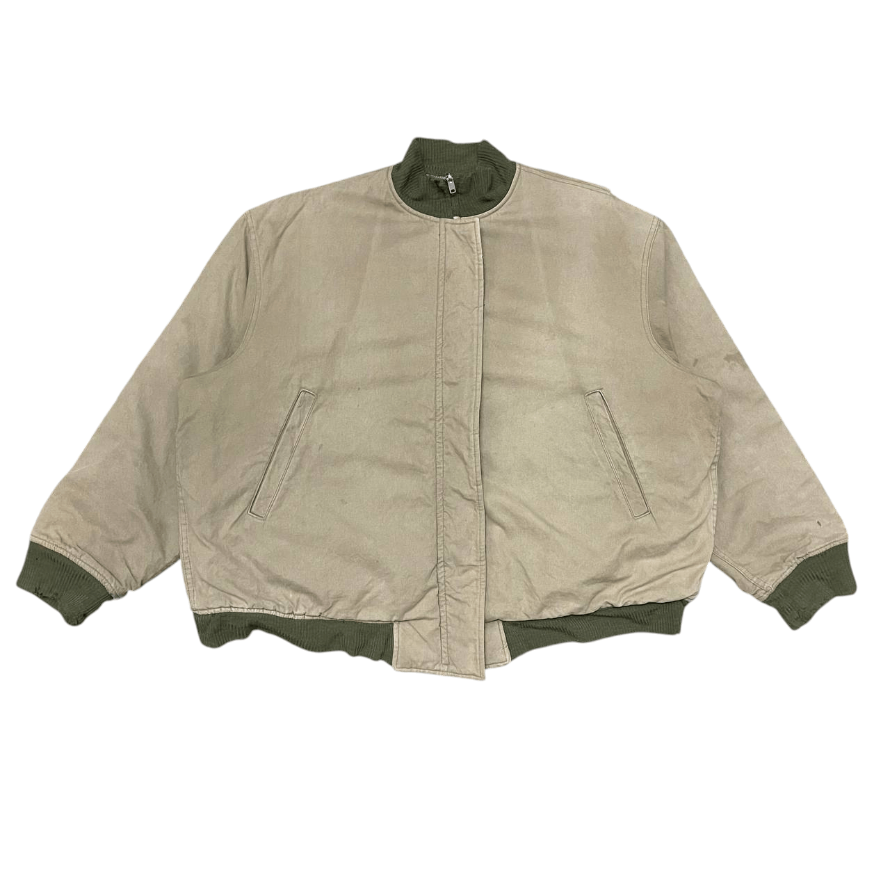 Yohji Yamamoto Vintage 80's Yohji Yamamoto Bomber Jacket Wool Lined Size US L / EU 52-54 / 3 - 1 Thumbnail