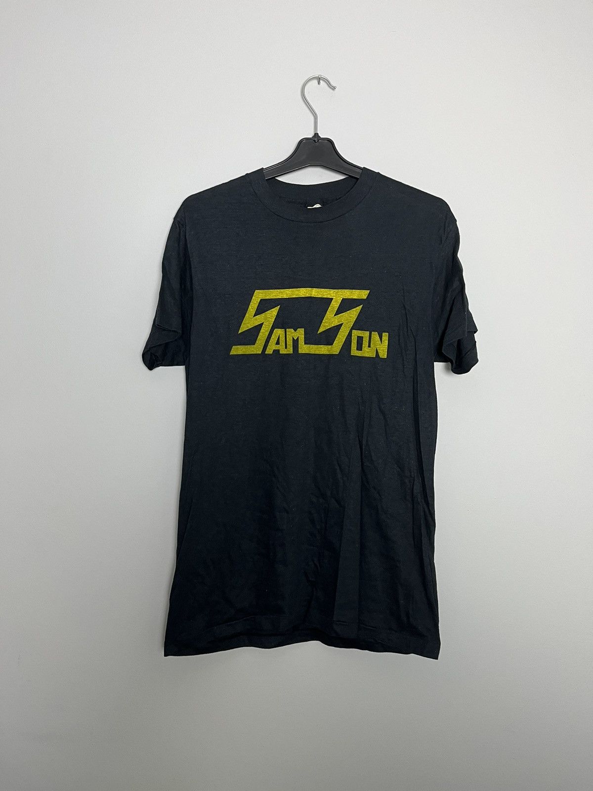 1980 SAMSON VINTAGE TEE BRUCE DICKINSON IRON MAIDEN RARE
