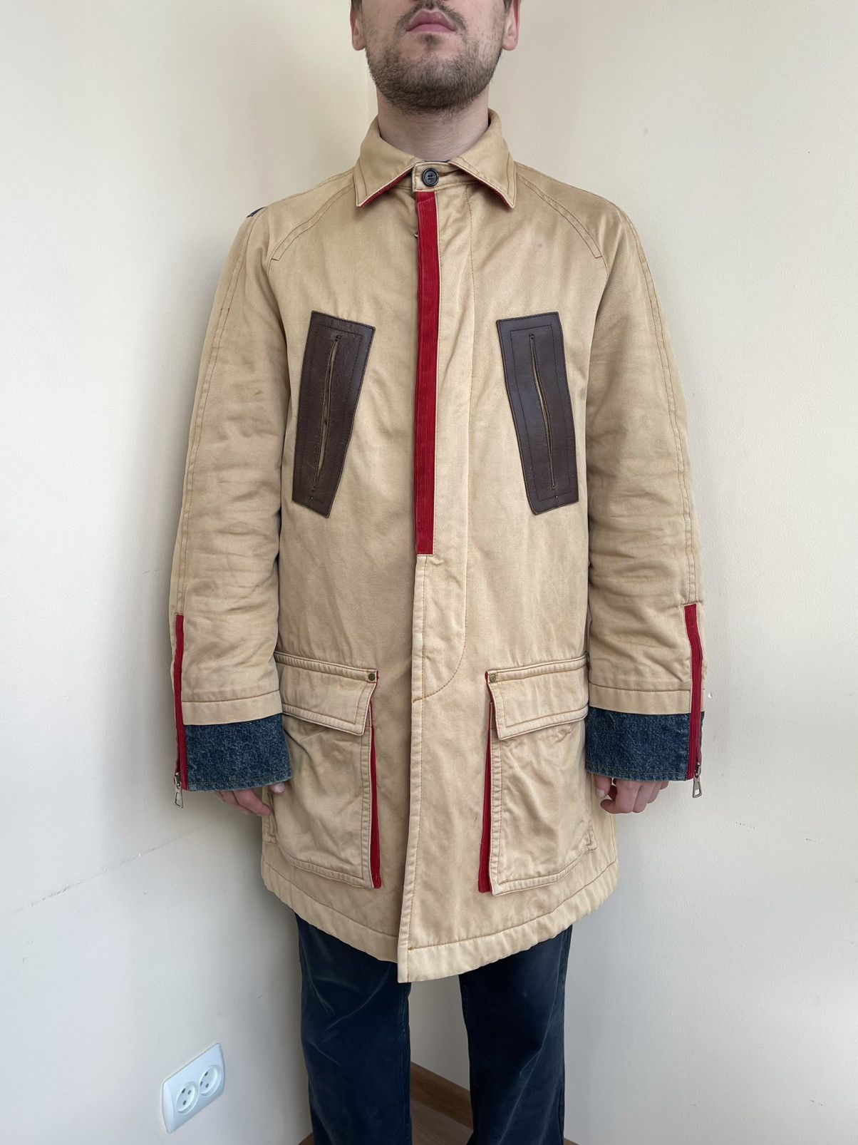 Dsquared2 Dsquared2 Homeless Collection F/W 2002 Hybrid Coat Vintage Size US M / EU 48-50 / 2 - 4 Thumbnail
