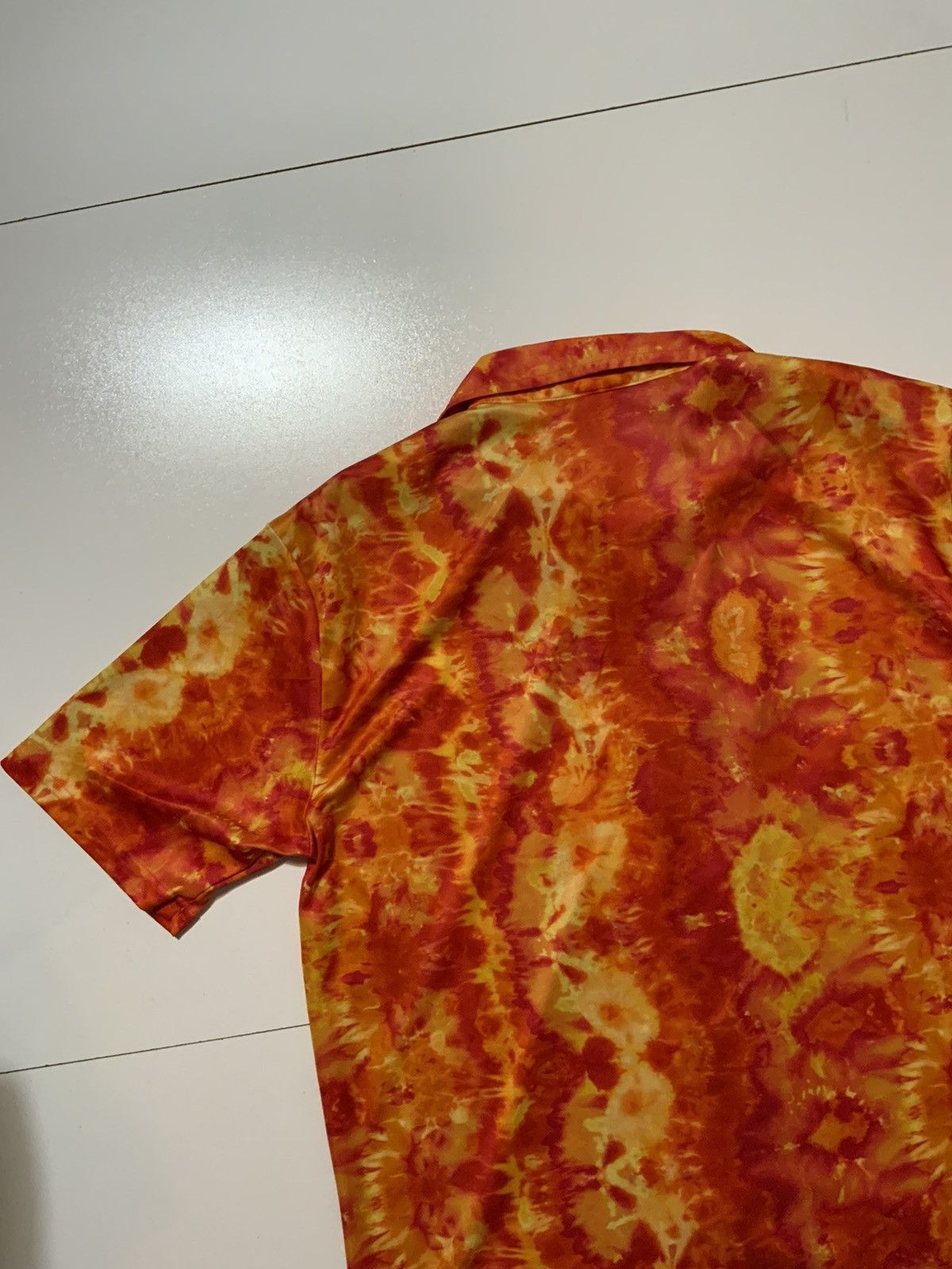 Vintage Vintage 90s Y2K Plastix Idol Club Rave Atomic Flames Shirt Size US M / EU 48-50 / 2 - 4 Thumbnail