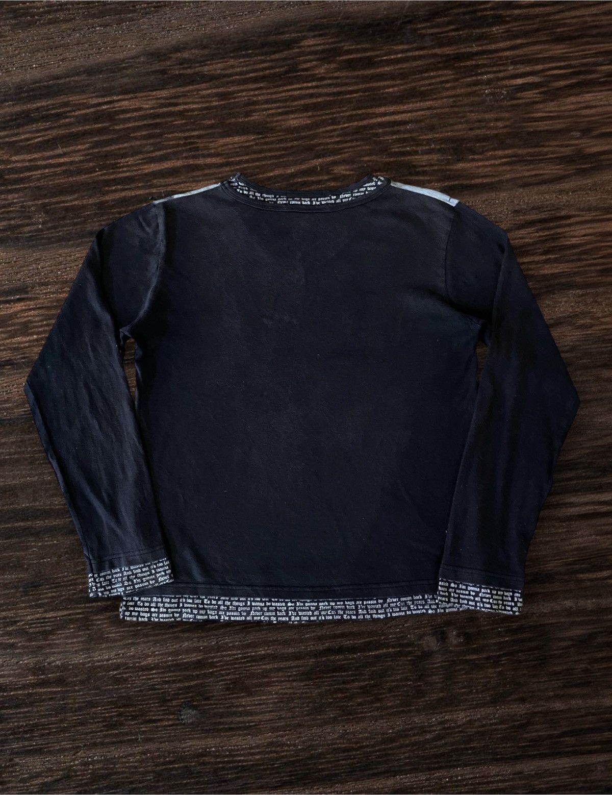 Japanese Brand Vintage Japanese Brand Double Layar Spellout Punk Style Size US S / EU 44-46 / 1 - 2 Thumbnail