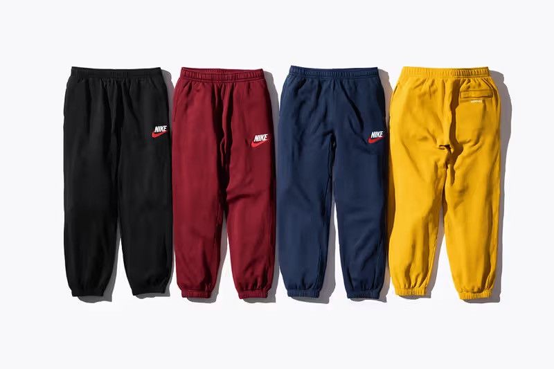 Nike × Supreme Used FW18 Supreme Nike Sweatpant Black Size L Vintage Size US 36 / EU 52 - 13 Thumbnail
