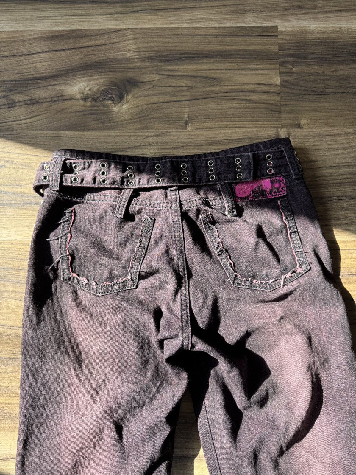 Cheap Monday Cheap Monday AntiLow Waist Baggy Jeans Pink Purple Size 27" / US 4 / IT 40 - 15 Thumbnail