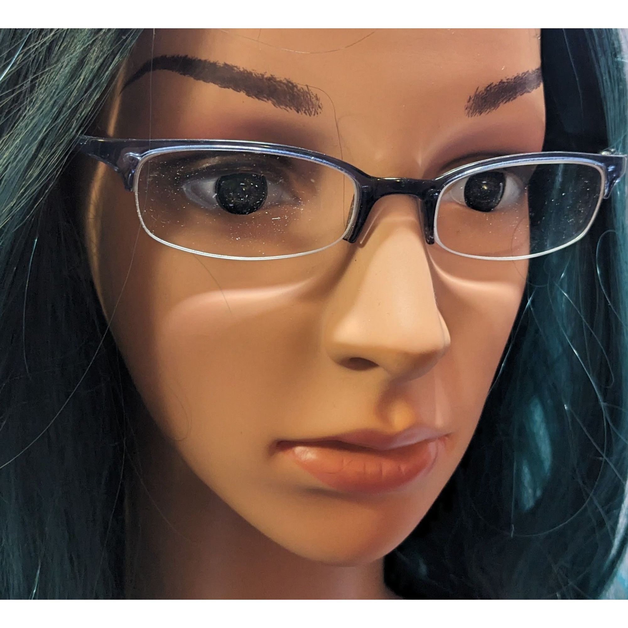 RayBan Ray Ban RB7005 2061 Blue Half Rim Glasses Frames Size ONE SIZE - 8 Thumbnail