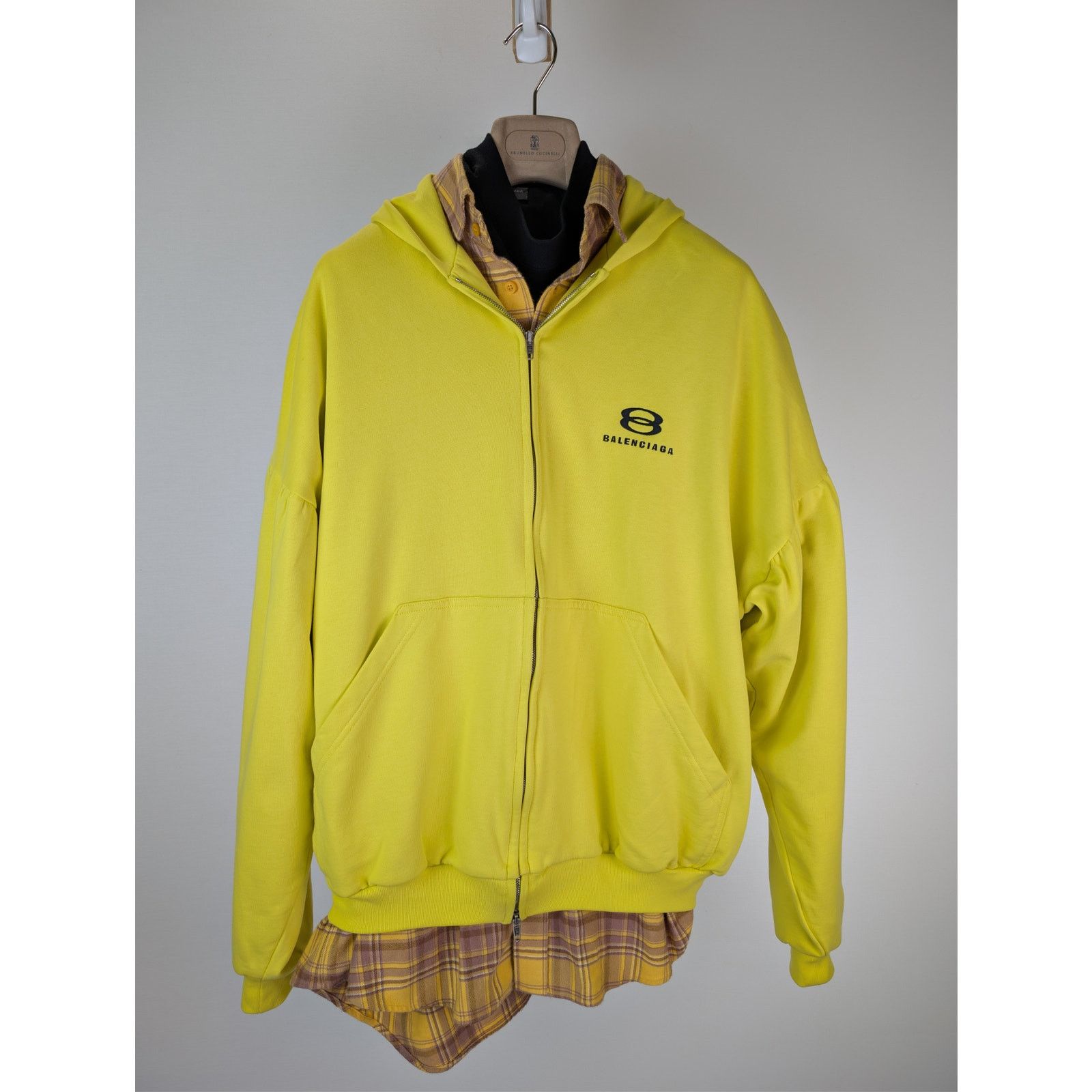 Balenciaga BALENCIAGA UNITY SPORTS ICON CROPPED HOODIE OVERSIZED