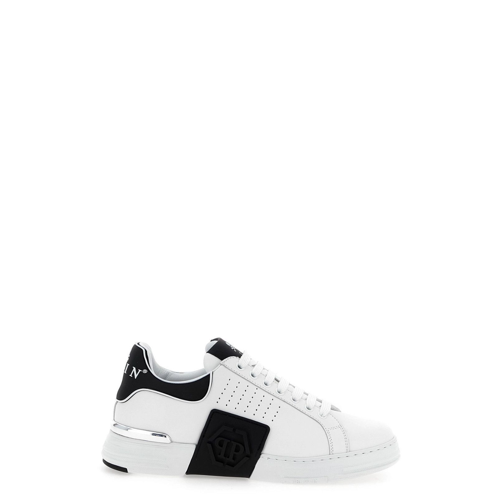 PHILLIP PLEIN Hexagon White Sneakers New & Authentic (Men's