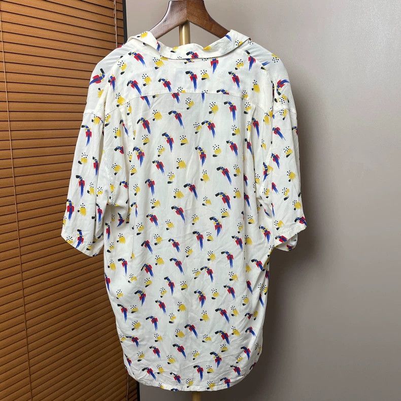 Yves Saint Laurent Saint Laruent size 37 Colorful Graffiti Print Short Sleeve Size US M / EU 48-50 / 2 - 2 Thumbnail