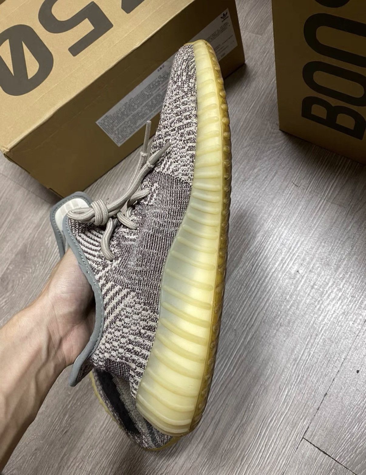 Adidas Adidas Yeezy 350 Zyon K37 Size US 9.5 / EU 42-43 - 6 Thumbnail
