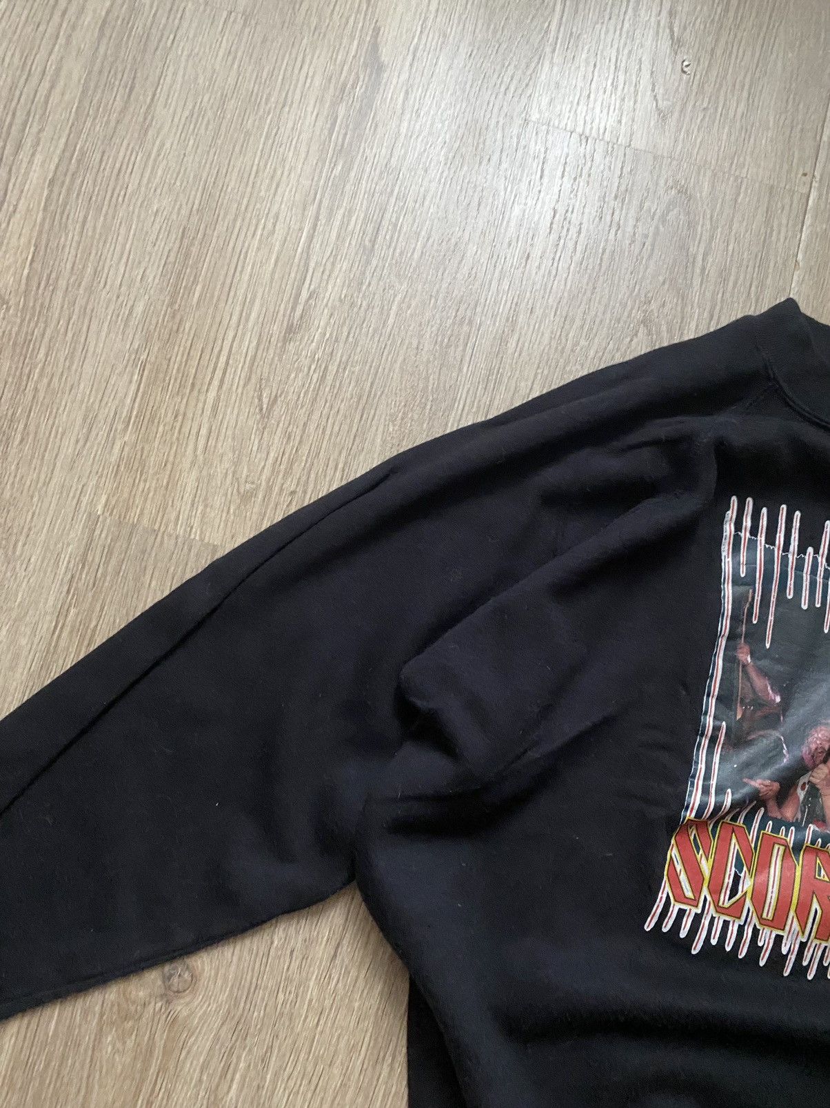 Band Tees × Vintage Vintage Scorpions printed logo band sweatshirt Size US XL / EU 56 / 4 - 4 Thumbnail