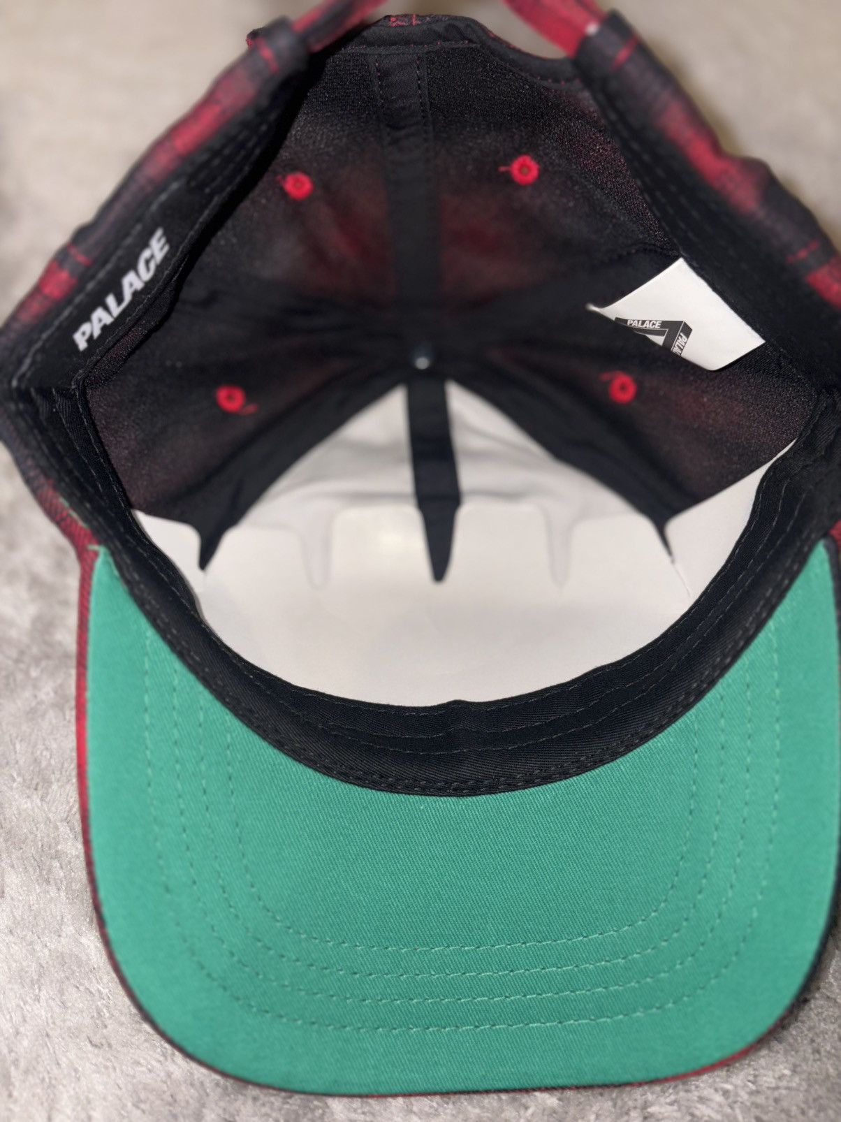 Palace Palace Lowercase 6-Panel Black Check Size ONE SIZE - 3 Thumbnail
