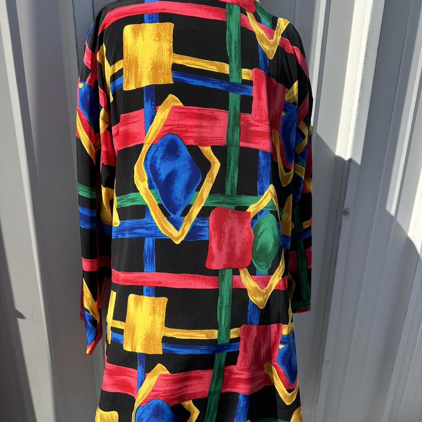 Other c print 90s vintage blouse with a retro vibe blouse Size M / US 6-8 / IT 42-44 - 2 Thumbnail