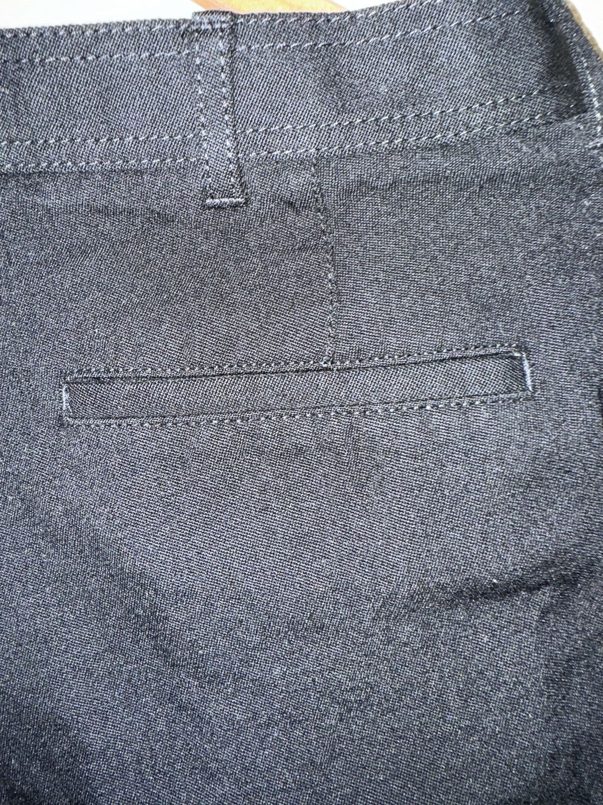 Comme des Garcons × Comme des Garcons SHIRT COMME DES GARÇONS SHIRT Black Serge Trousers Size US 34 / EU 50 - 4 Thumbnail