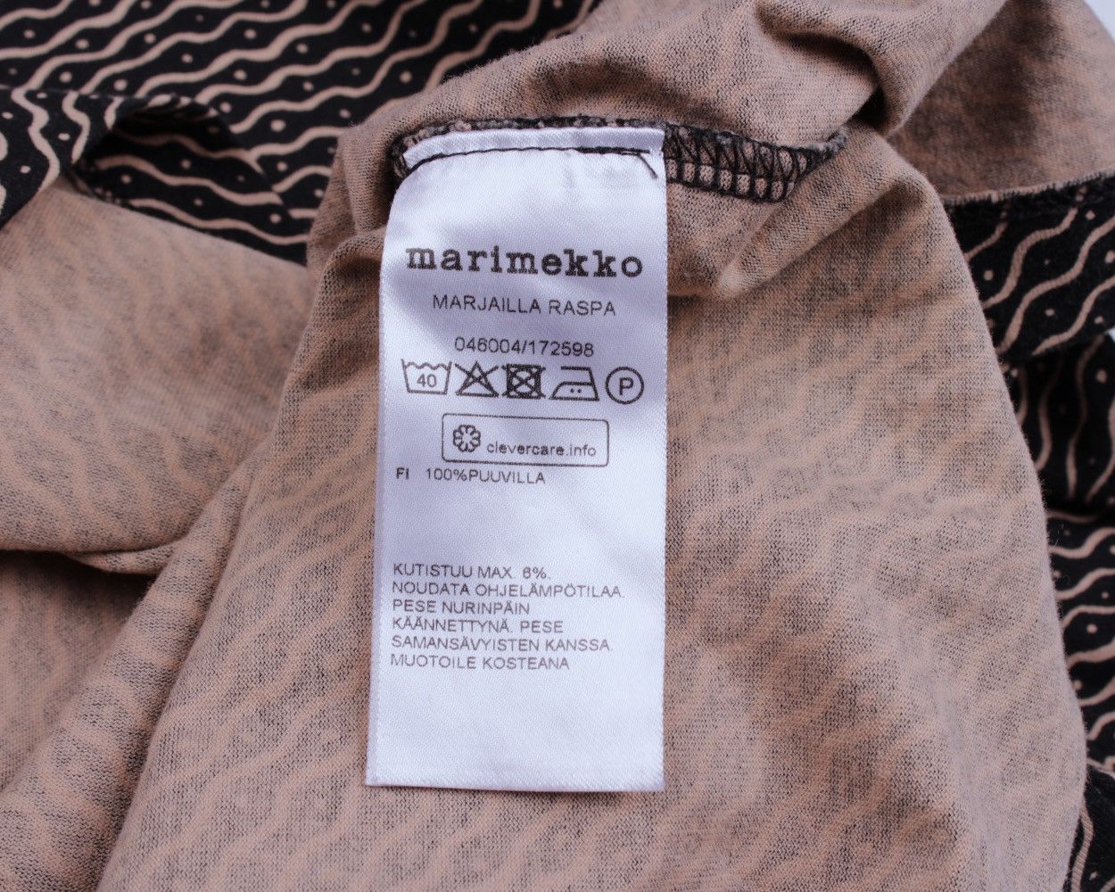 Designer × Marimekko MARIMEKKO Marjailla Raspa Geometric A-Line Dress 3/4 Sleeve Size S / US 4 / IT 40 - 13 Thumbnail