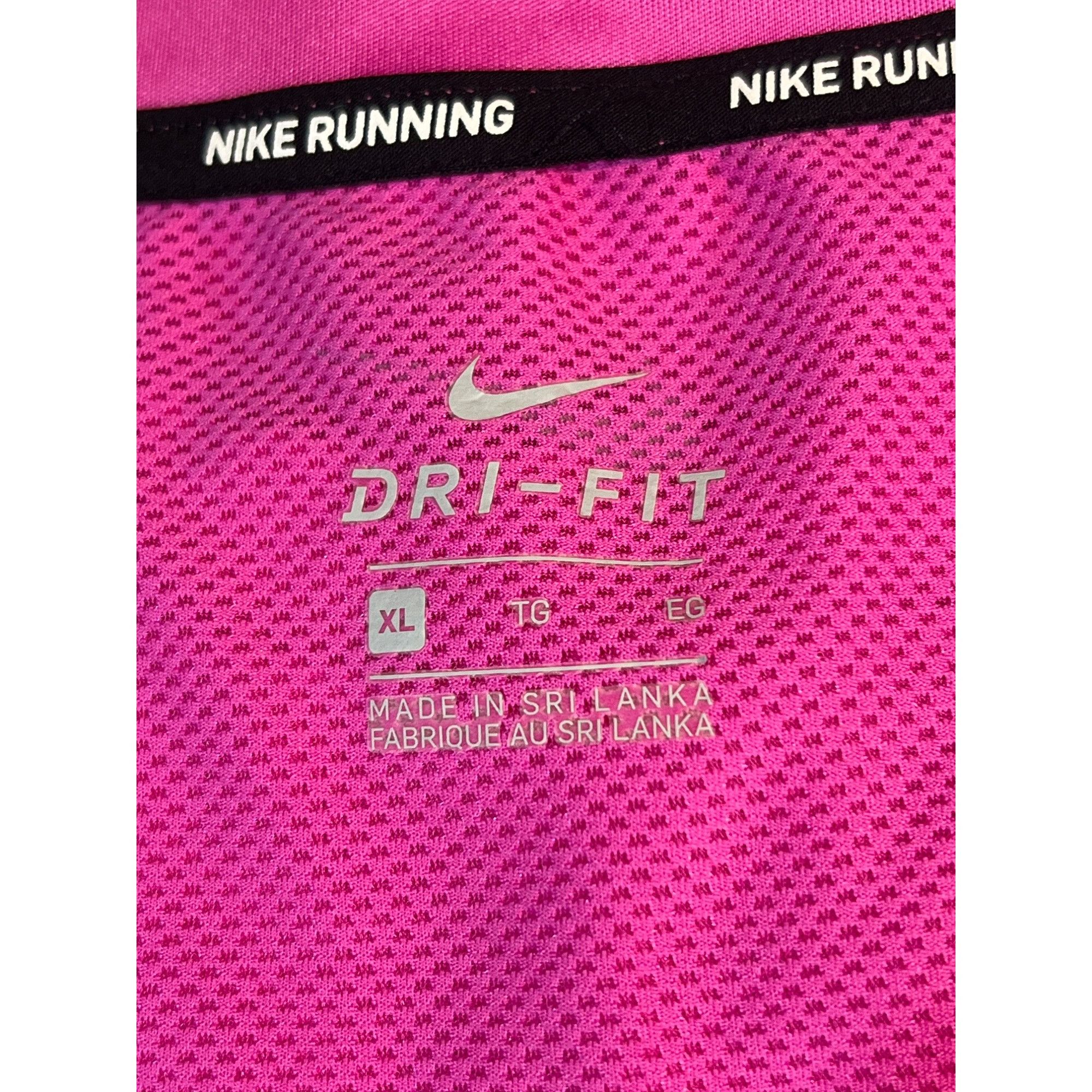 Nike Nike Womens Pink Dri-Fit Running Tank Top XL Athletic Sleeve Size XL / US 12-14 / IT 48-50 - 4 Thumbnail