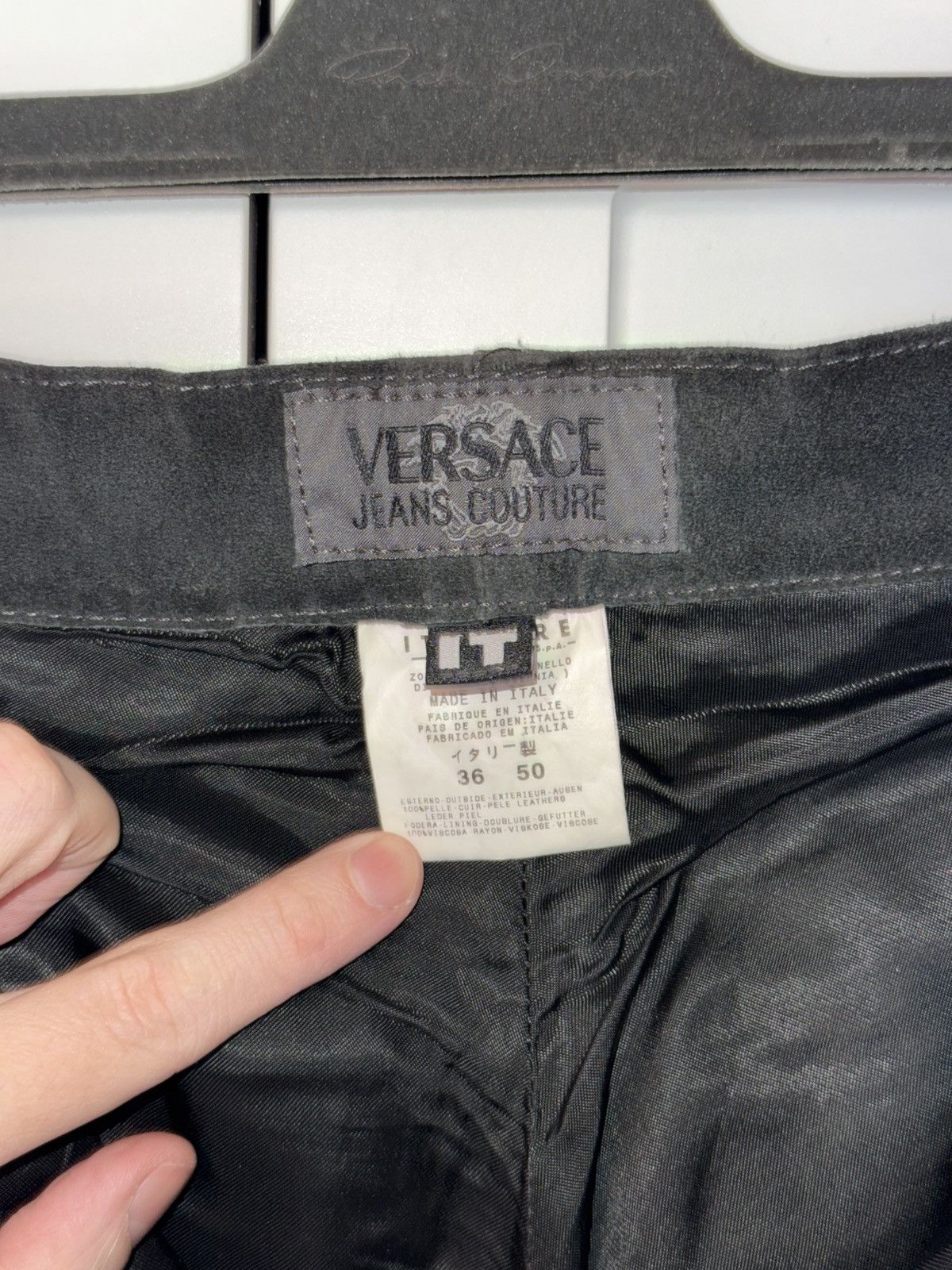 Versace Jeans Couture Versace Jeans Couture Suede Pants Size US 30 / EU 46 - 4 Thumbnail
