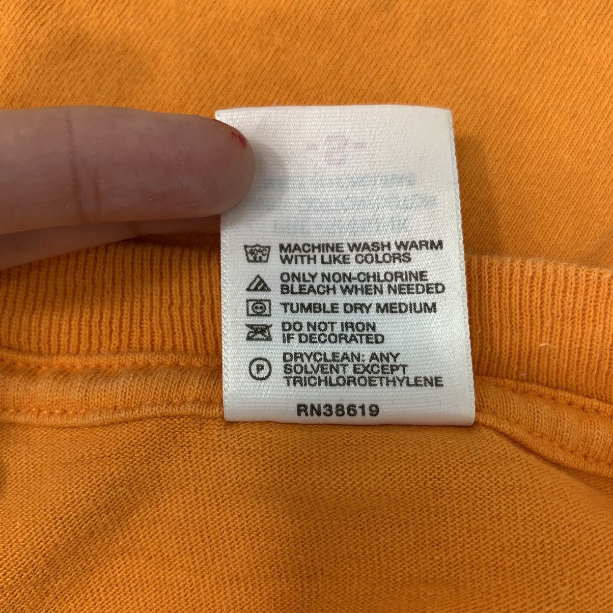 Japanese Brand × Vintage Vintage JUNKIE JAP Japanese Brand Logo Print Orange Short Size US S / EU 44-46 / 1 - 7 Thumbnail