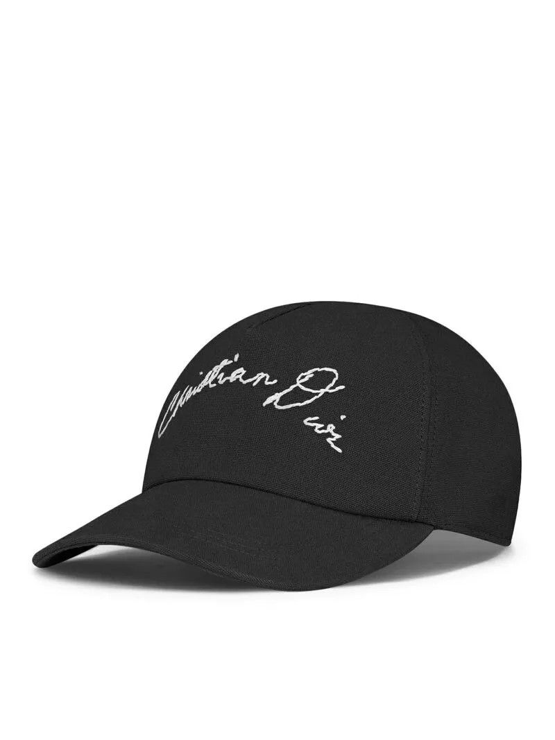 Dior DIOR Black Embroidered Baseball Cap New & Authentic Size ONE SIZE - 2 Thumbnail