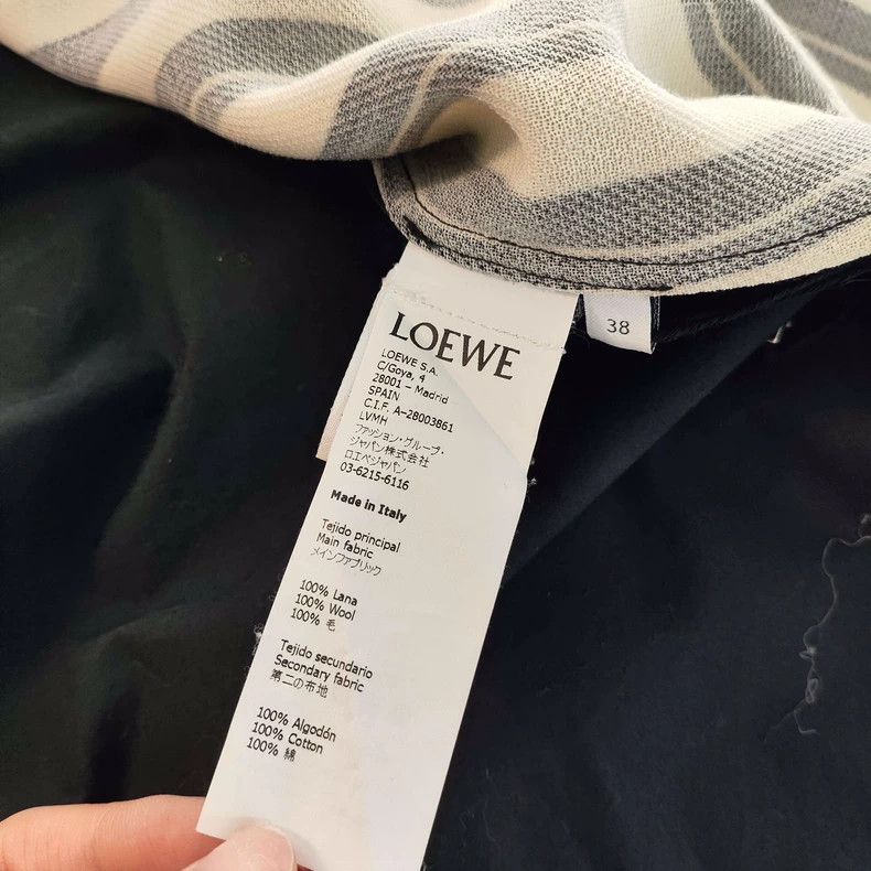 Loewe LOEWE White and black striped shirt Size XS / US 0-2 / IT 36-38 - 4 Thumbnail