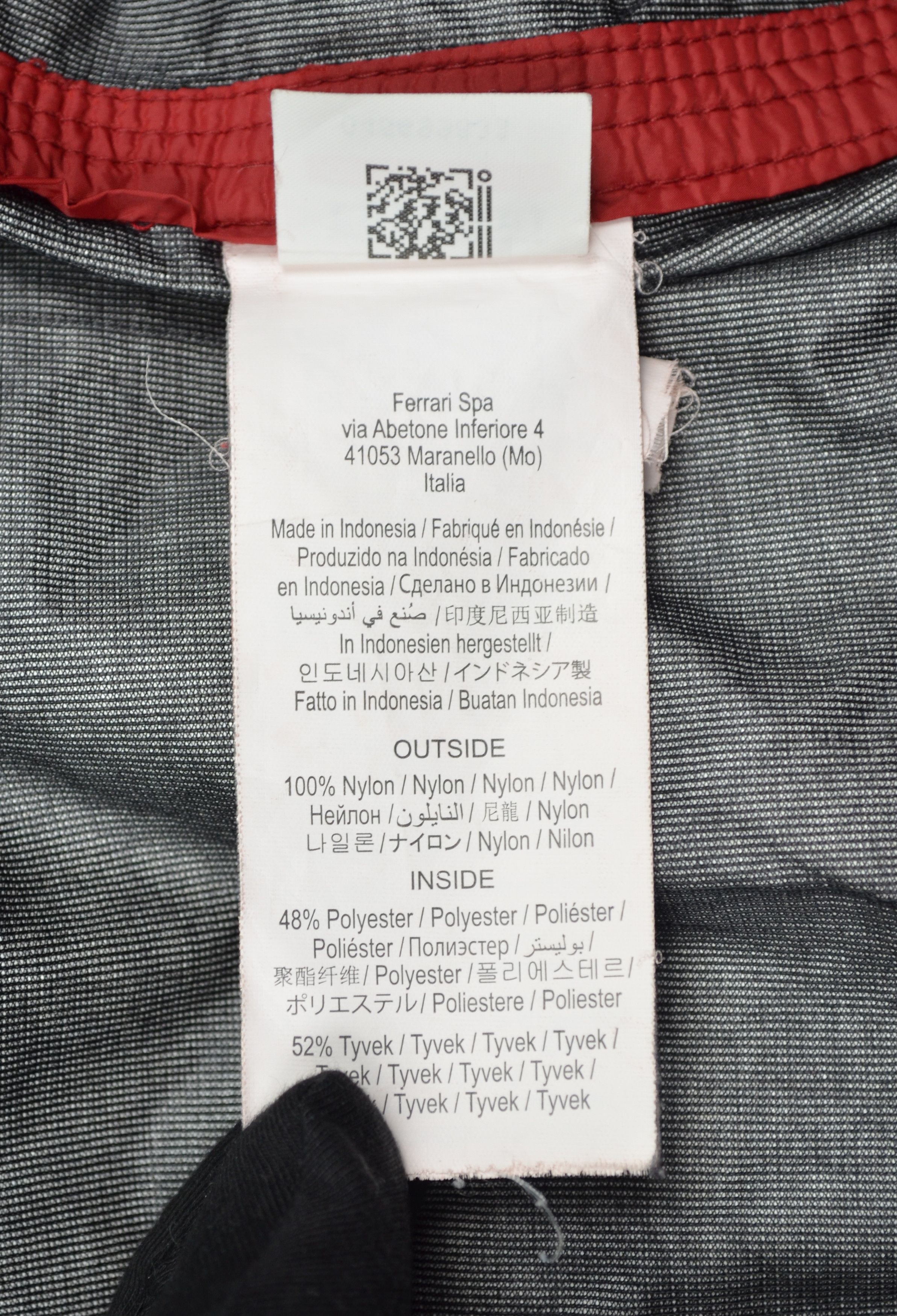 Ferrari × Formula 1 Ferrari Scuderia F1 Red Jacket Nylon Logo Tyvek Lining Sz M Size M / US 6-8 / IT 42-44 - 22 Thumbnail